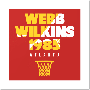 Throwback Atlanta Basketball Posters and Art